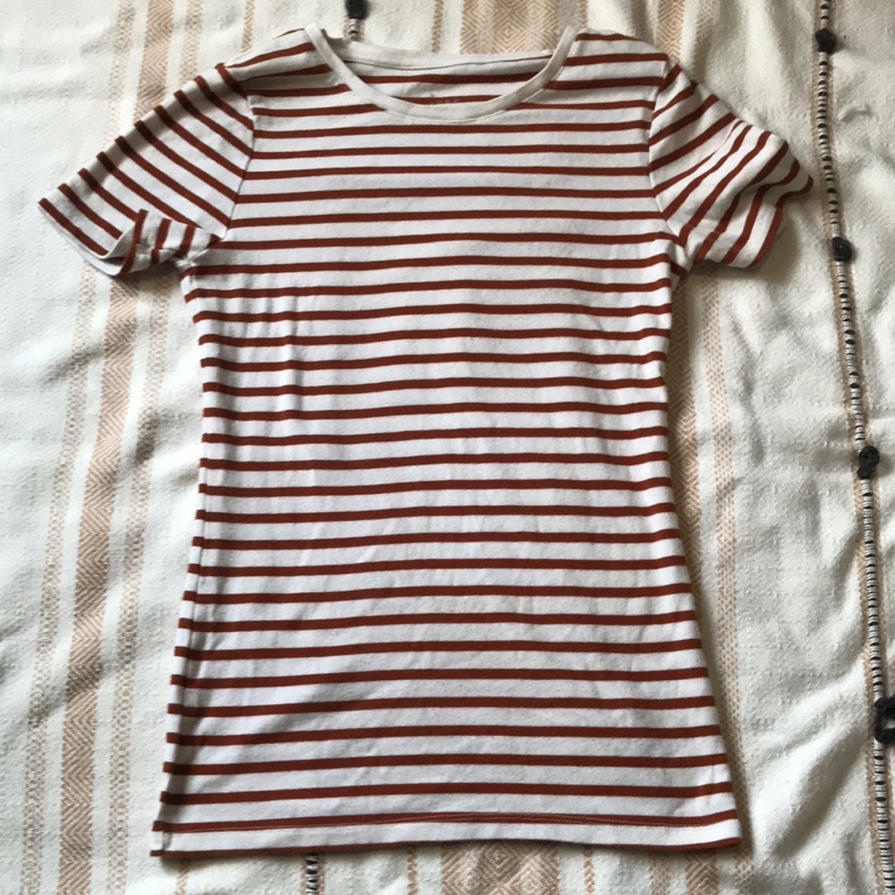 A New Day Striped Short Sleeved Shirt Size Small
